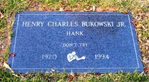 american poet Charles Bukowski's Grave